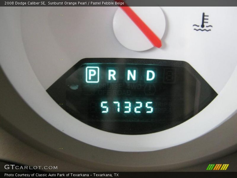 Sunburst Orange Pearl / Pastel Pebble Beige 2008 Dodge Caliber SE