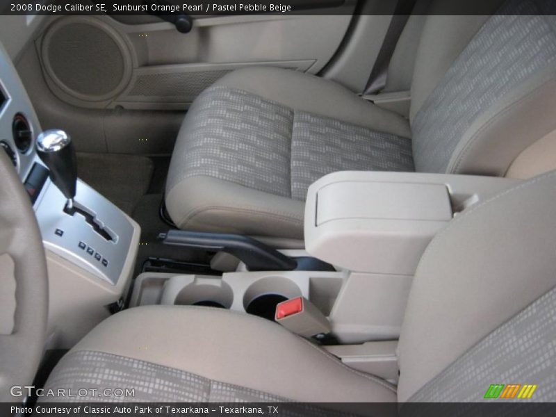 Sunburst Orange Pearl / Pastel Pebble Beige 2008 Dodge Caliber SE