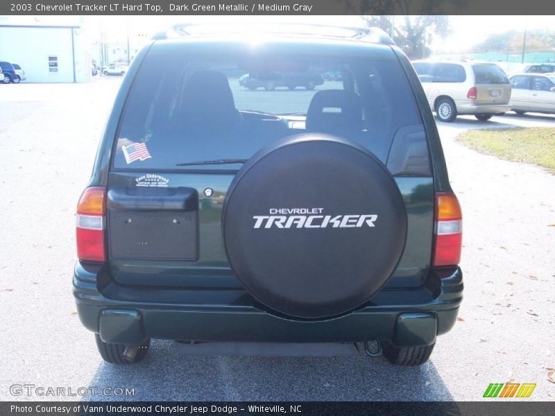 Dark Green Metallic / Medium Gray 2003 Chevrolet Tracker LT Hard Top