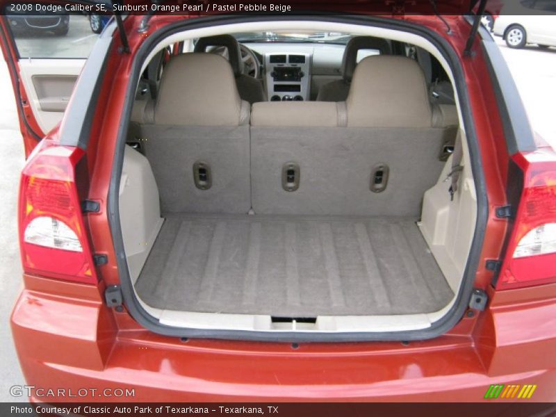 Sunburst Orange Pearl / Pastel Pebble Beige 2008 Dodge Caliber SE