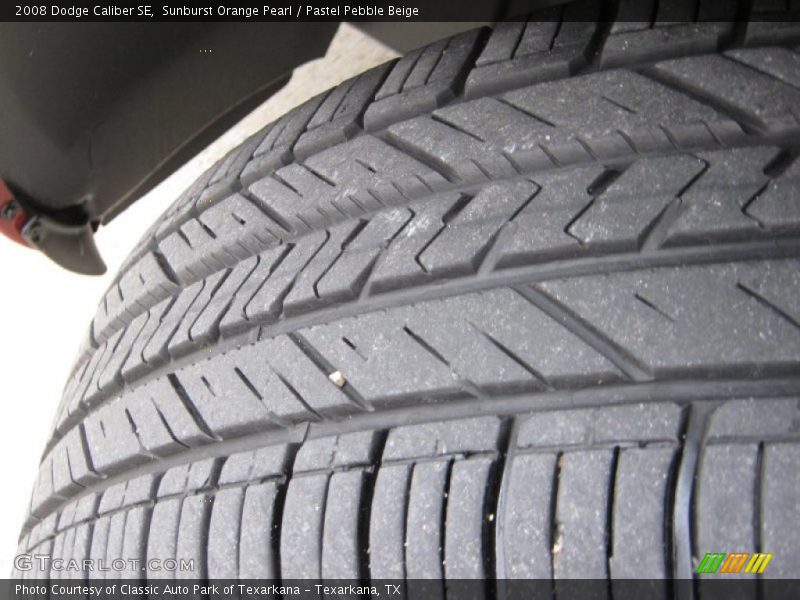 Sunburst Orange Pearl / Pastel Pebble Beige 2008 Dodge Caliber SE