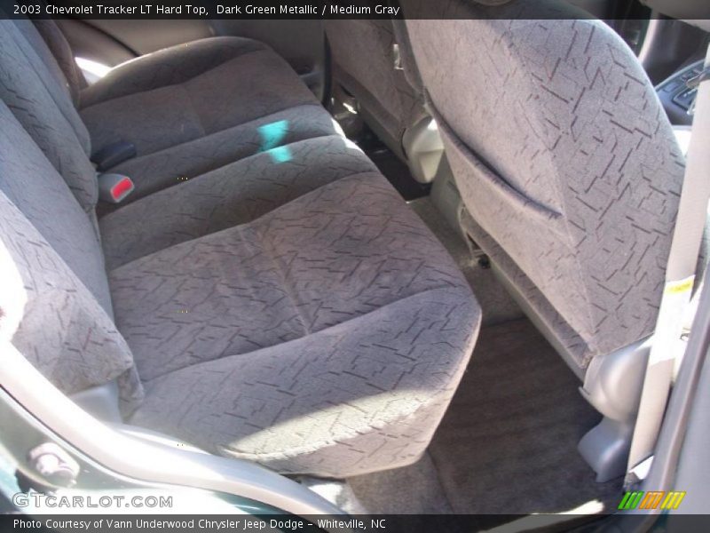 Dark Green Metallic / Medium Gray 2003 Chevrolet Tracker LT Hard Top