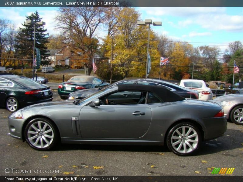 Lunar Grey Metallic / Charcoal 2007 Jaguar XK XK8 Convertible