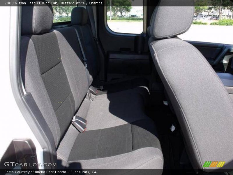 Blizzard White / Charcoal 2008 Nissan Titan XE King Cab