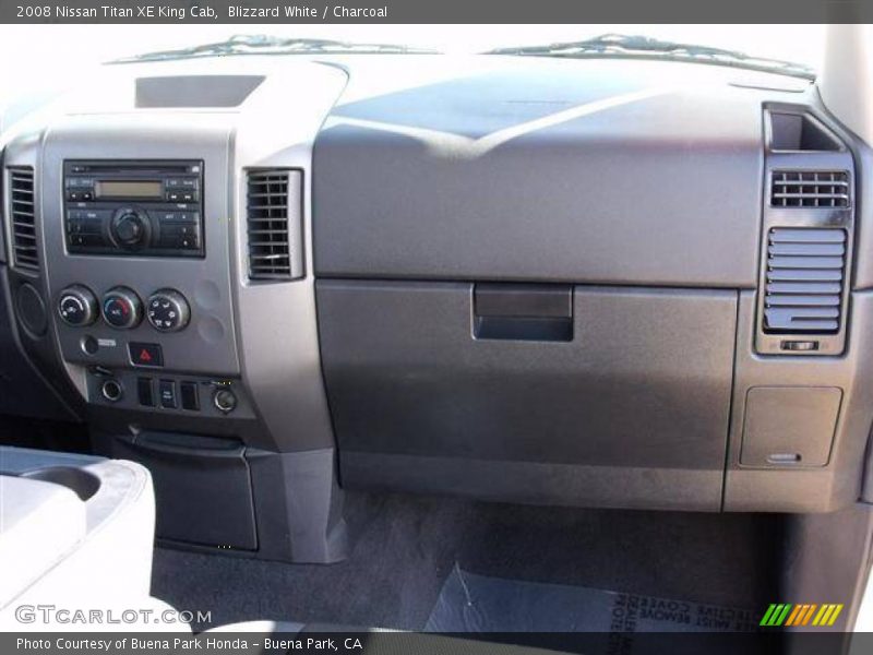 Blizzard White / Charcoal 2008 Nissan Titan XE King Cab