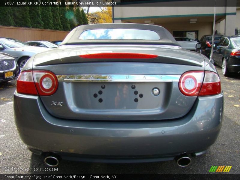 Lunar Grey Metallic / Charcoal 2007 Jaguar XK XK8 Convertible
