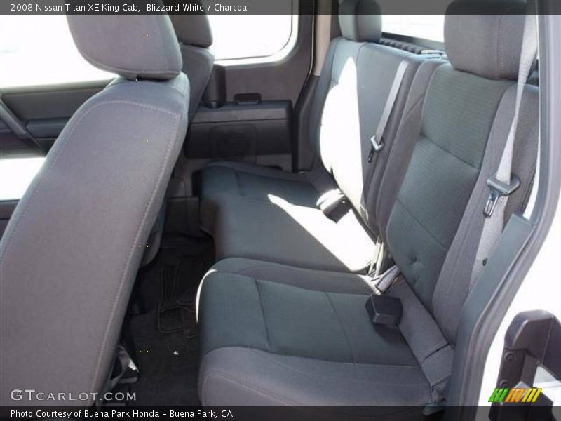 Blizzard White / Charcoal 2008 Nissan Titan XE King Cab