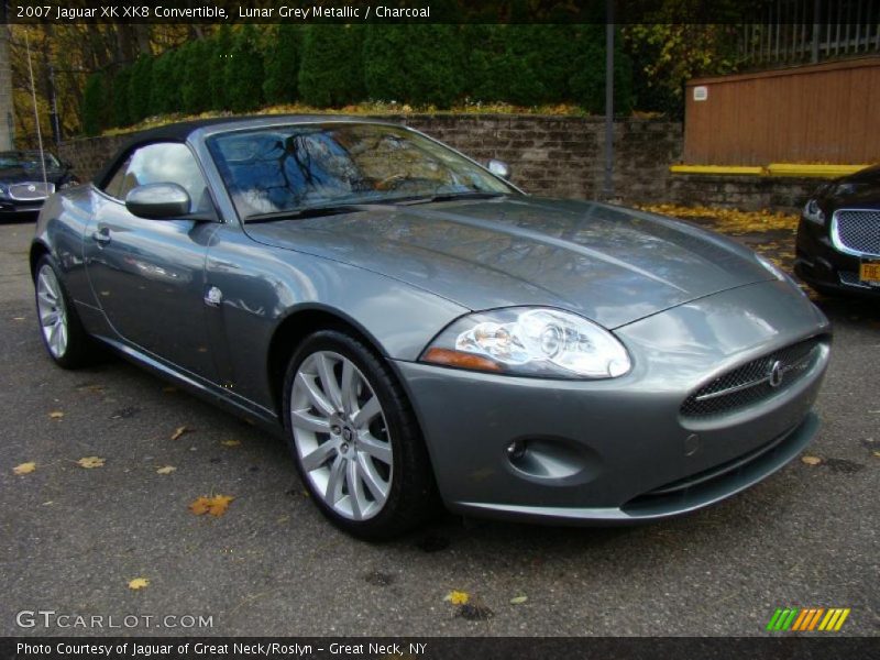Lunar Grey Metallic / Charcoal 2007 Jaguar XK XK8 Convertible