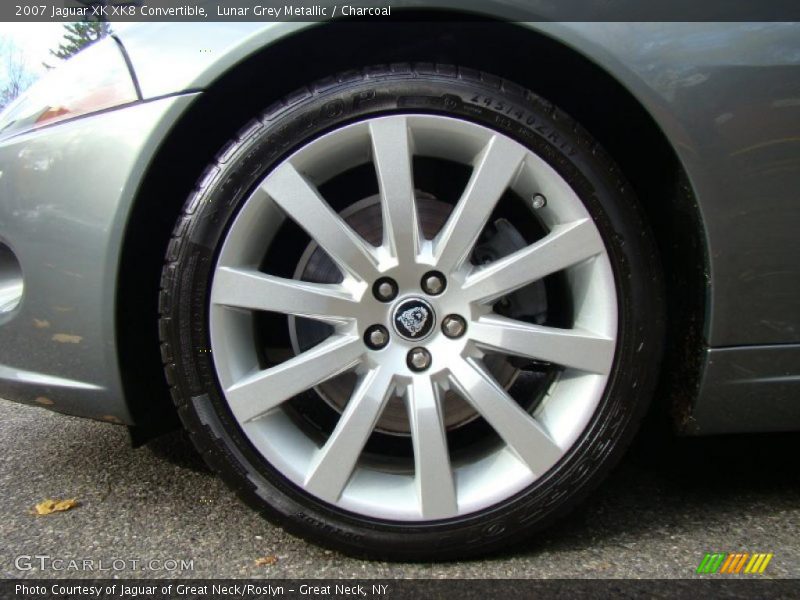 Lunar Grey Metallic / Charcoal 2007 Jaguar XK XK8 Convertible