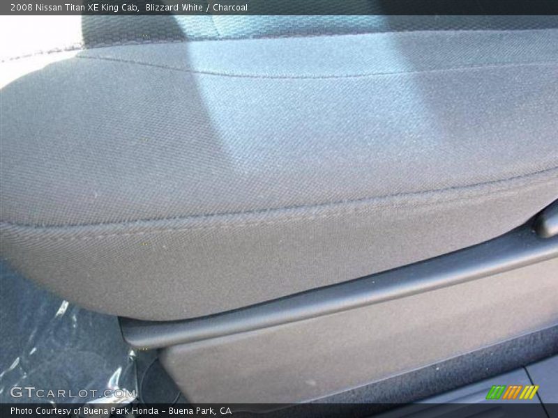 Blizzard White / Charcoal 2008 Nissan Titan XE King Cab