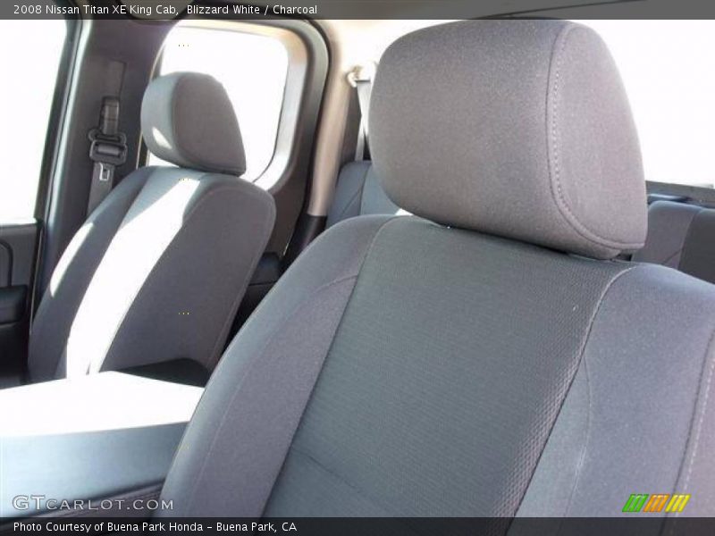 Blizzard White / Charcoal 2008 Nissan Titan XE King Cab
