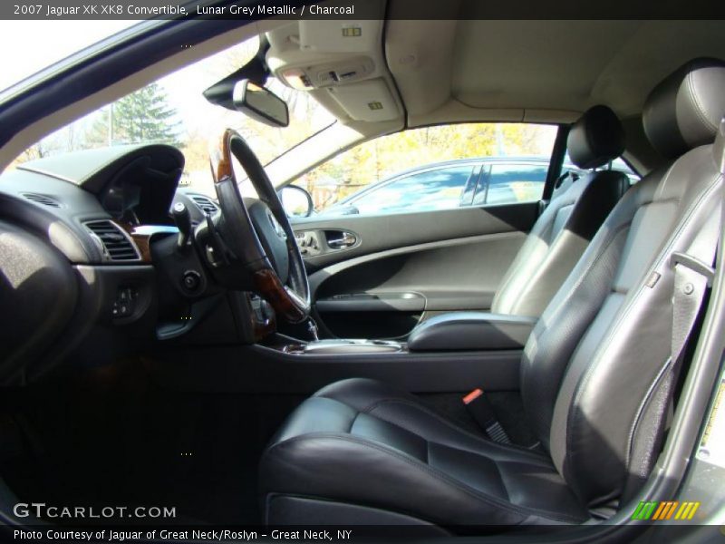 Lunar Grey Metallic / Charcoal 2007 Jaguar XK XK8 Convertible