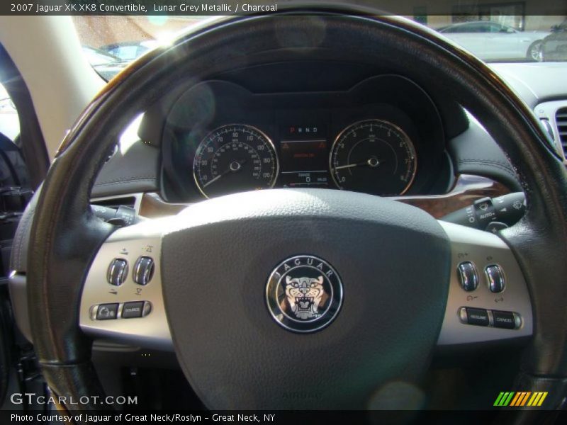 Lunar Grey Metallic / Charcoal 2007 Jaguar XK XK8 Convertible