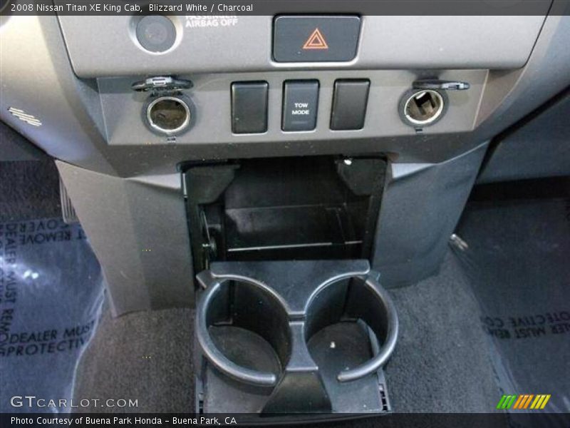 Blizzard White / Charcoal 2008 Nissan Titan XE King Cab