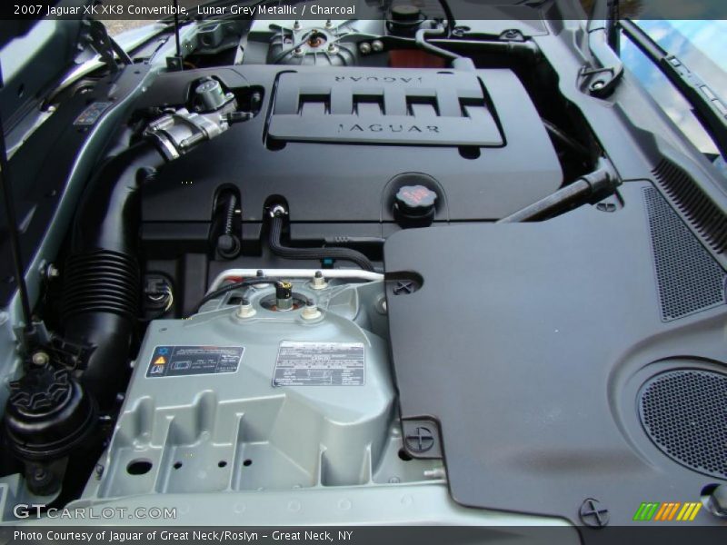 Lunar Grey Metallic / Charcoal 2007 Jaguar XK XK8 Convertible