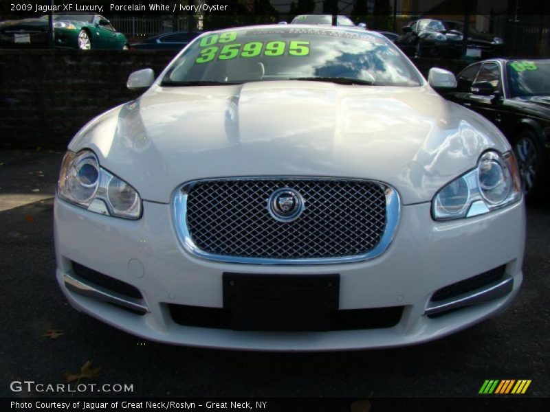 Porcelain White / Ivory/Oyster 2009 Jaguar XF Luxury