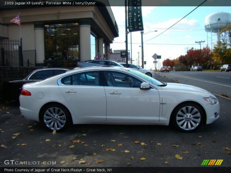 Porcelain White / Ivory/Oyster 2009 Jaguar XF Luxury