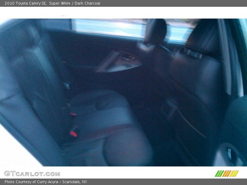 Super White / Dark Charcoal 2010 Toyota Camry SE
