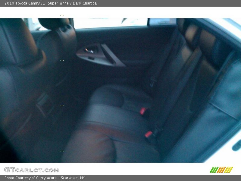 Super White / Dark Charcoal 2010 Toyota Camry SE