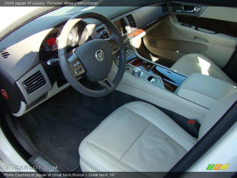Porcelain White / Ivory/Oyster 2009 Jaguar XF Luxury