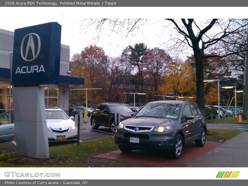 Polished Metal Metallic / Taupe 2008 Acura RDX Technology