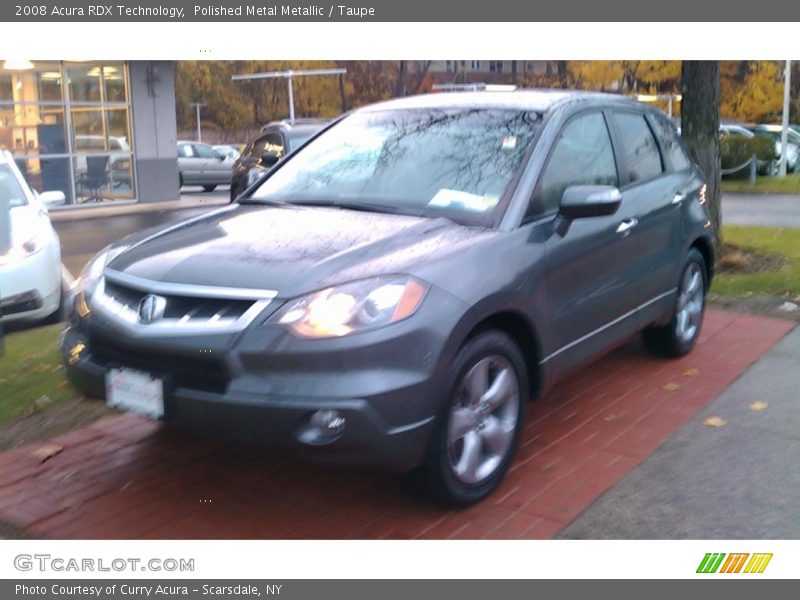 Polished Metal Metallic / Taupe 2008 Acura RDX Technology