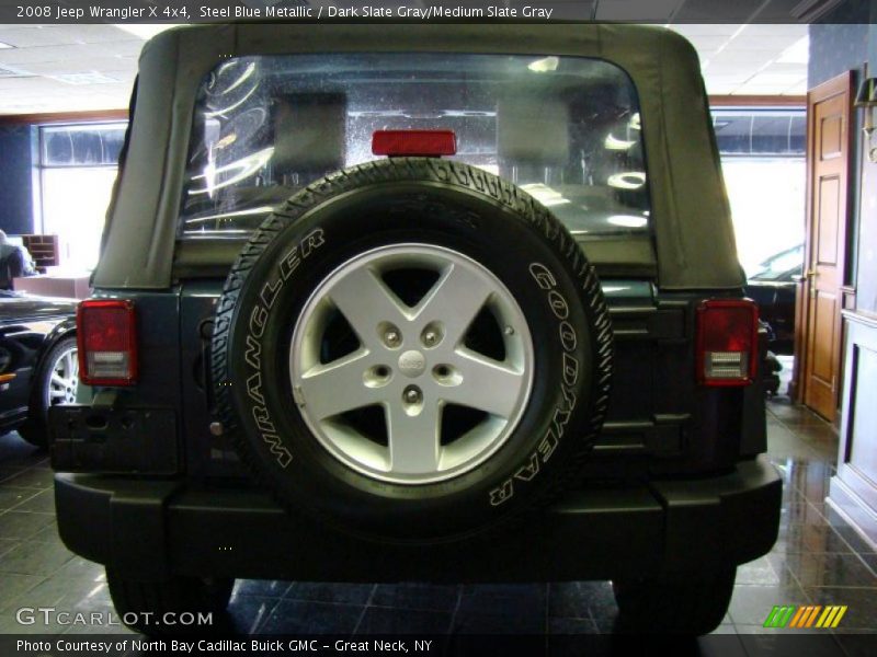 Steel Blue Metallic / Dark Slate Gray/Medium Slate Gray 2008 Jeep Wrangler X 4x4