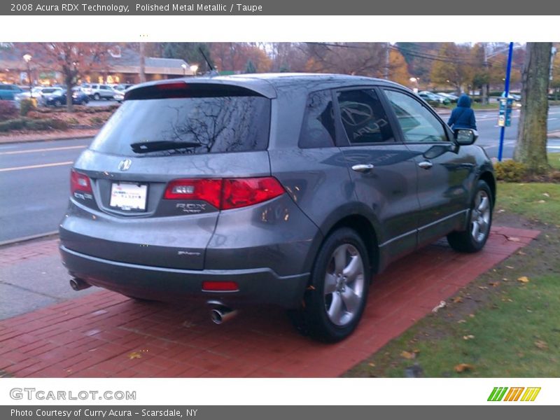 Polished Metal Metallic / Taupe 2008 Acura RDX Technology