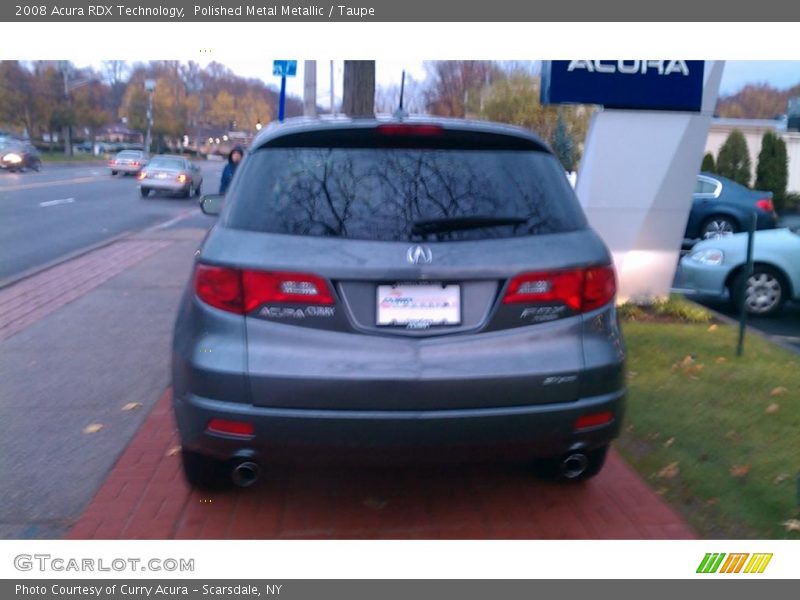 Polished Metal Metallic / Taupe 2008 Acura RDX Technology