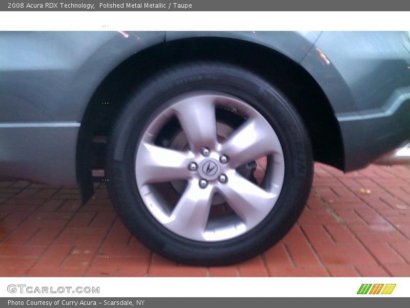 Polished Metal Metallic / Taupe 2008 Acura RDX Technology