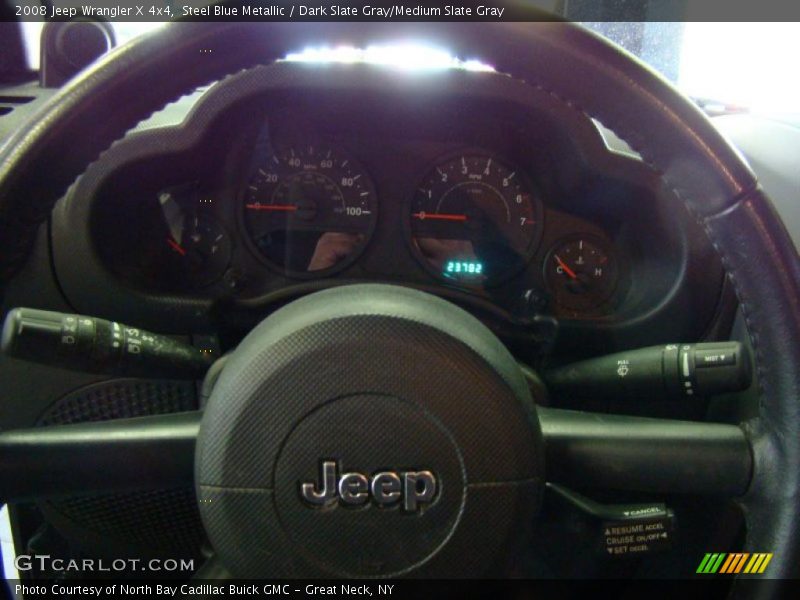 Steel Blue Metallic / Dark Slate Gray/Medium Slate Gray 2008 Jeep Wrangler X 4x4