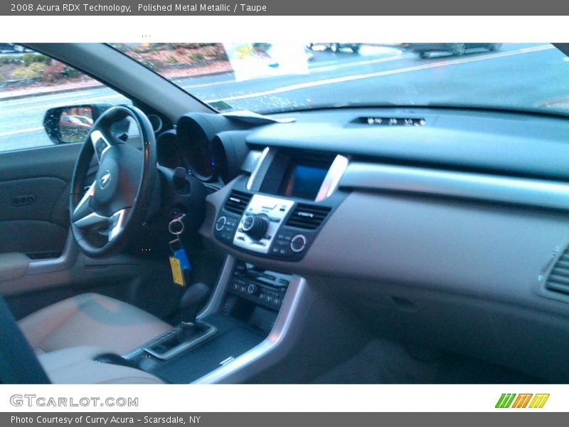 Polished Metal Metallic / Taupe 2008 Acura RDX Technology