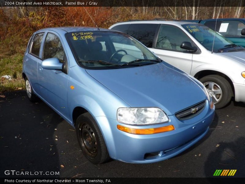 Pastel Blue / Gray 2004 Chevrolet Aveo Hatchback