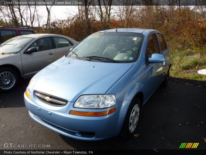 Pastel Blue / Gray 2004 Chevrolet Aveo Hatchback
