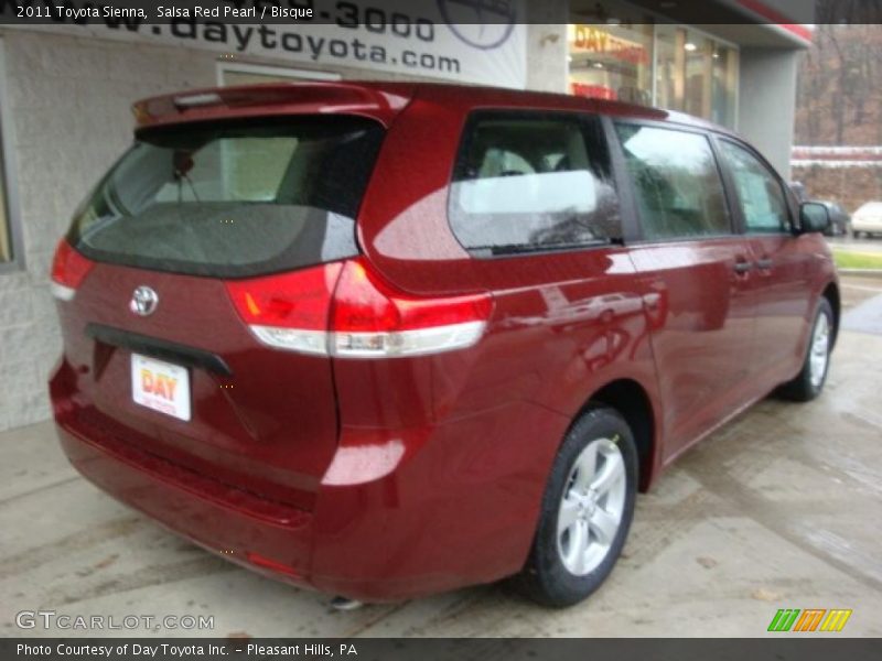 Salsa Red Pearl / Bisque 2011 Toyota Sienna