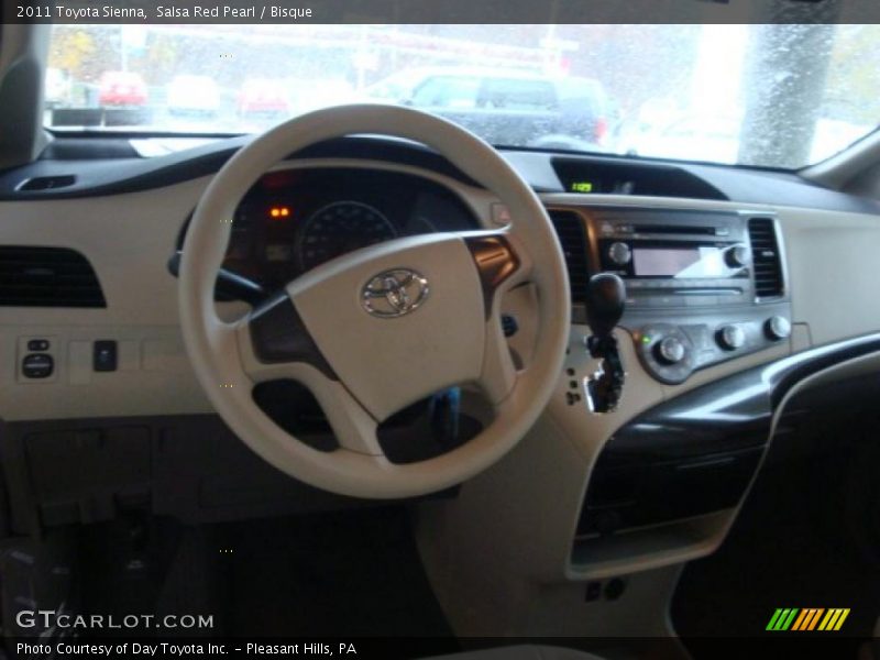 Salsa Red Pearl / Bisque 2011 Toyota Sienna