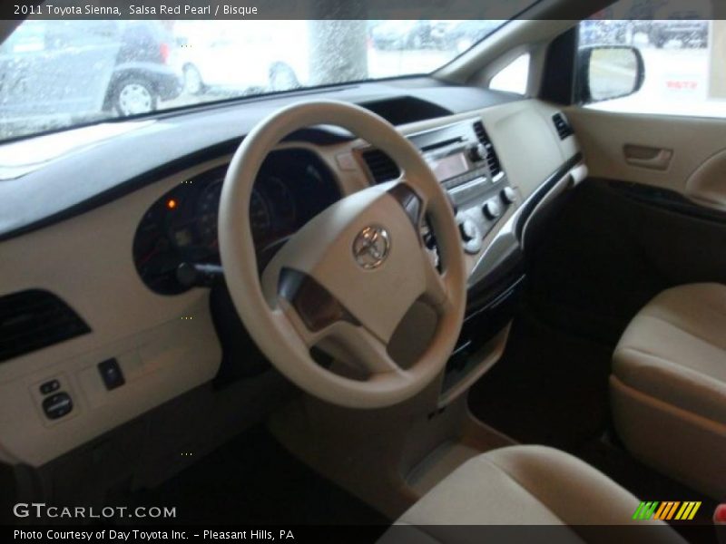 Salsa Red Pearl / Bisque 2011 Toyota Sienna