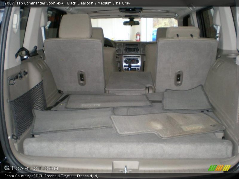 Black Clearcoat / Medium Slate Gray 2007 Jeep Commander Sport 4x4