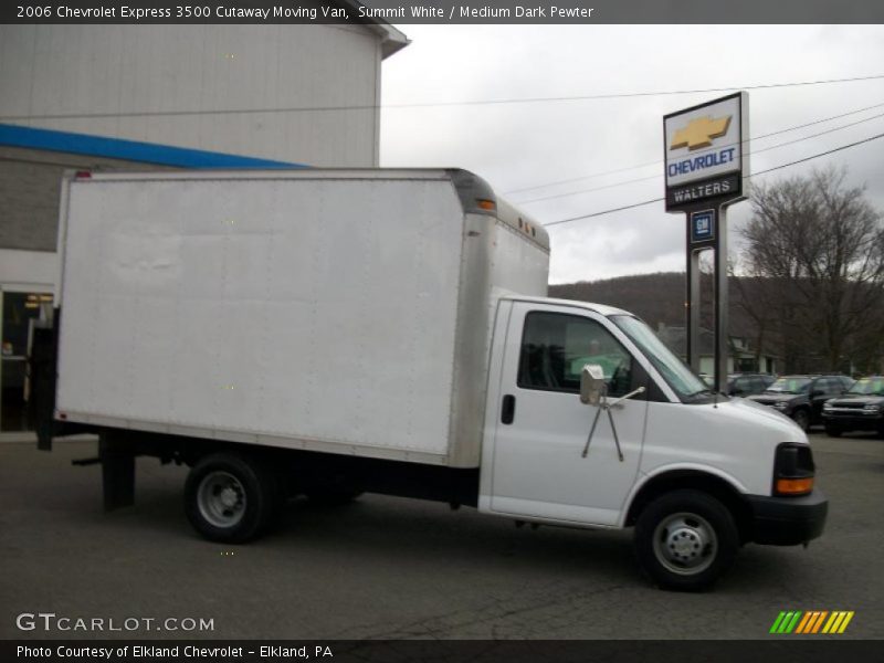 Summit White / Medium Dark Pewter 2006 Chevrolet Express 3500 Cutaway Moving Van