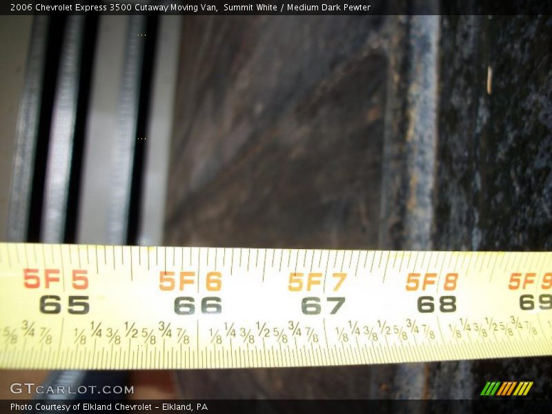 Summit White / Medium Dark Pewter 2006 Chevrolet Express 3500 Cutaway Moving Van