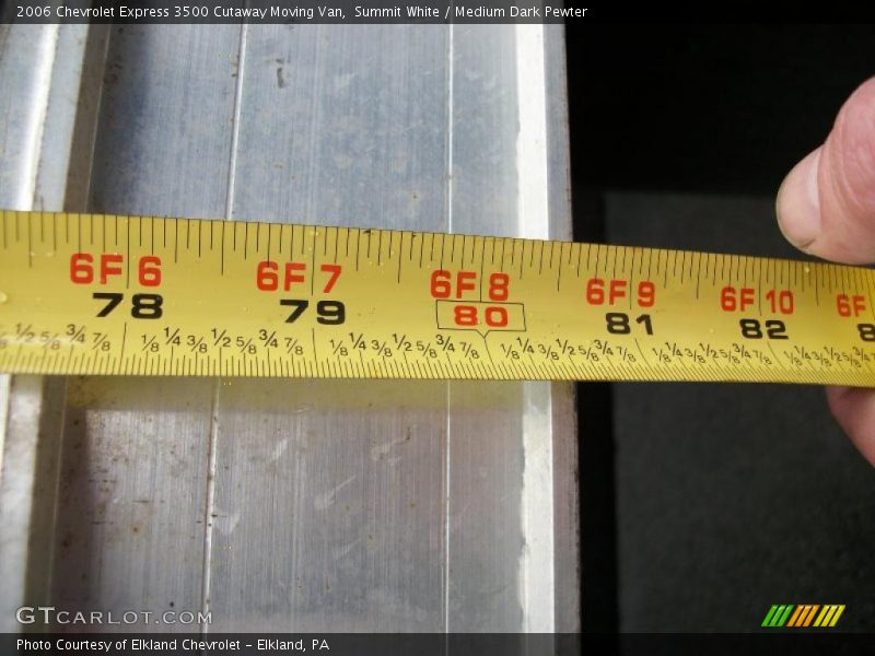 Summit White / Medium Dark Pewter 2006 Chevrolet Express 3500 Cutaway Moving Van