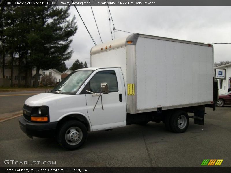 Summit White / Medium Dark Pewter 2006 Chevrolet Express 3500 Cutaway Moving Van