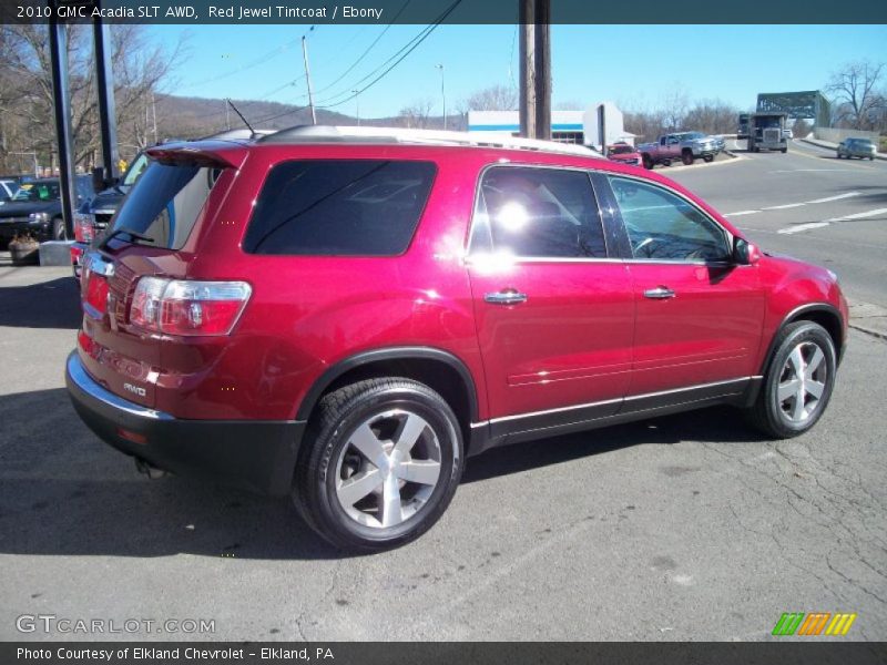 Red Jewel Tintcoat / Ebony 2010 GMC Acadia SLT AWD