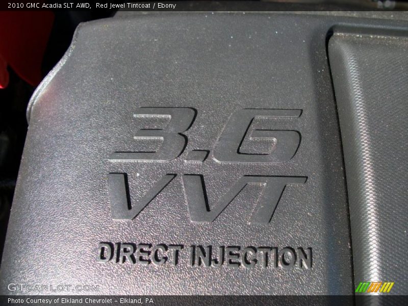 Red Jewel Tintcoat / Ebony 2010 GMC Acadia SLT AWD