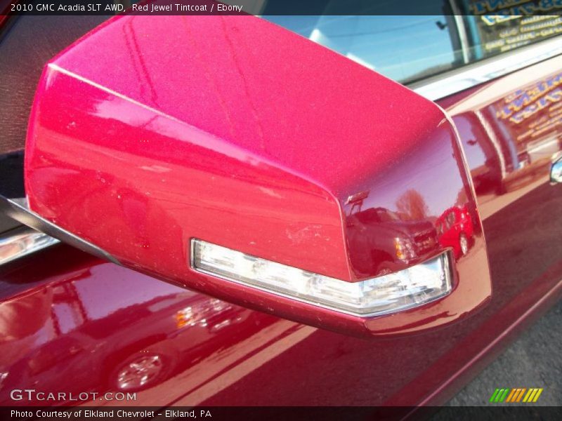Red Jewel Tintcoat / Ebony 2010 GMC Acadia SLT AWD
