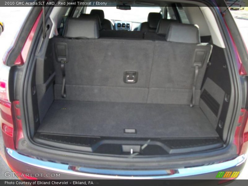 Red Jewel Tintcoat / Ebony 2010 GMC Acadia SLT AWD