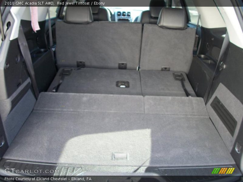 Red Jewel Tintcoat / Ebony 2010 GMC Acadia SLT AWD