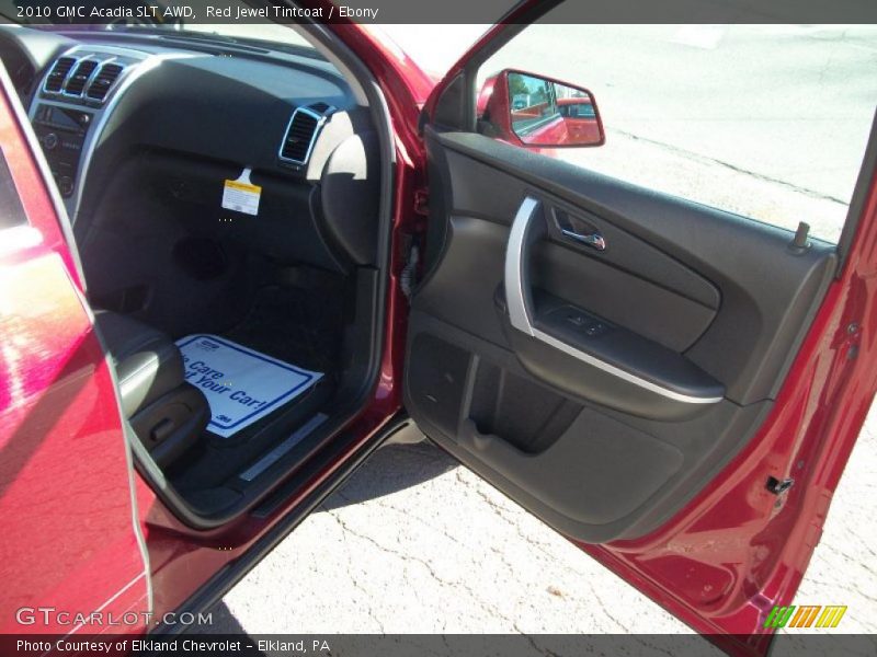 Red Jewel Tintcoat / Ebony 2010 GMC Acadia SLT AWD