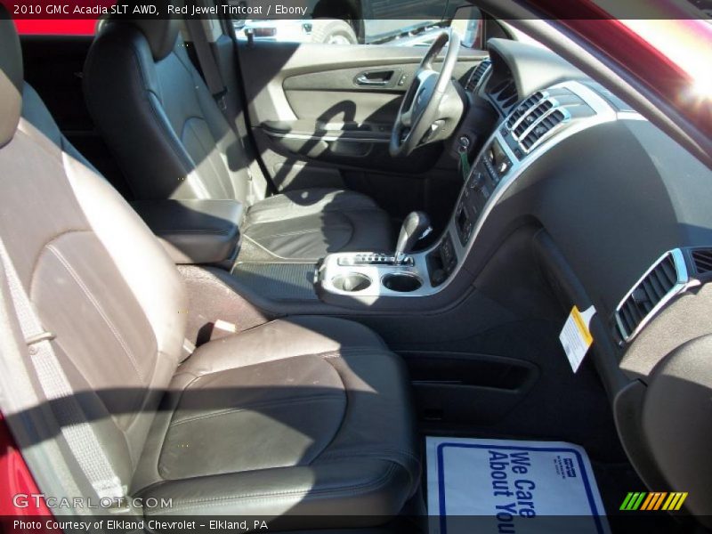 Red Jewel Tintcoat / Ebony 2010 GMC Acadia SLT AWD