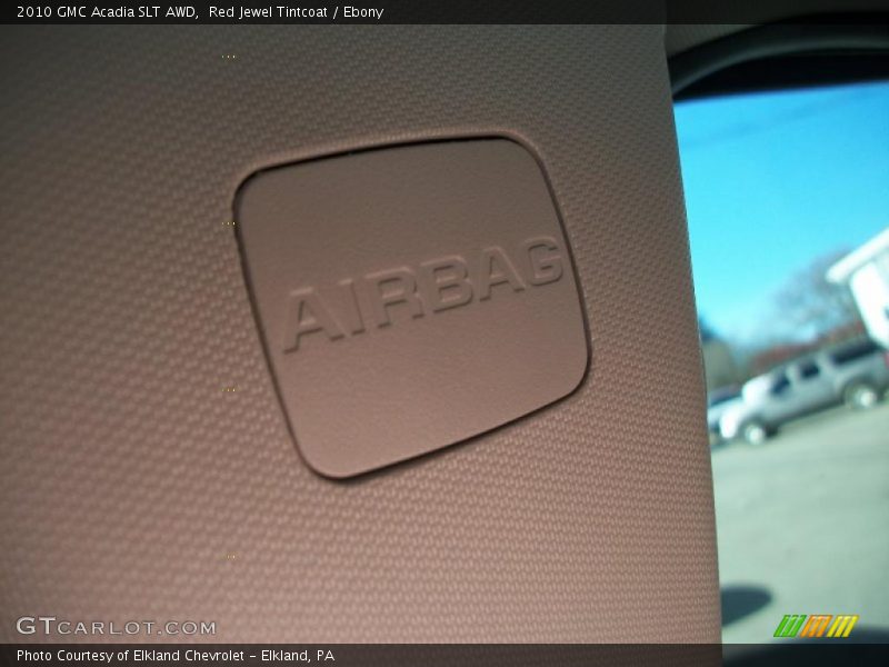 Red Jewel Tintcoat / Ebony 2010 GMC Acadia SLT AWD
